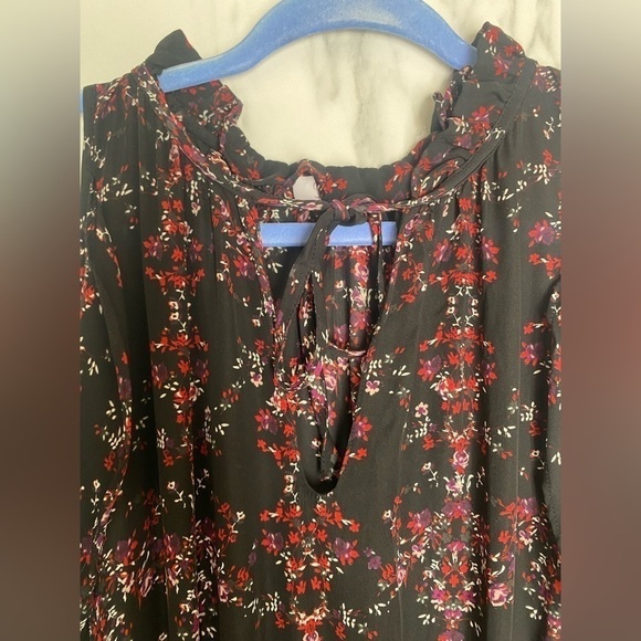 Parker Floral Williams Dress 100% Silk Womens Size Medium Grunge Fairy Witchy - Picture 4 of 11